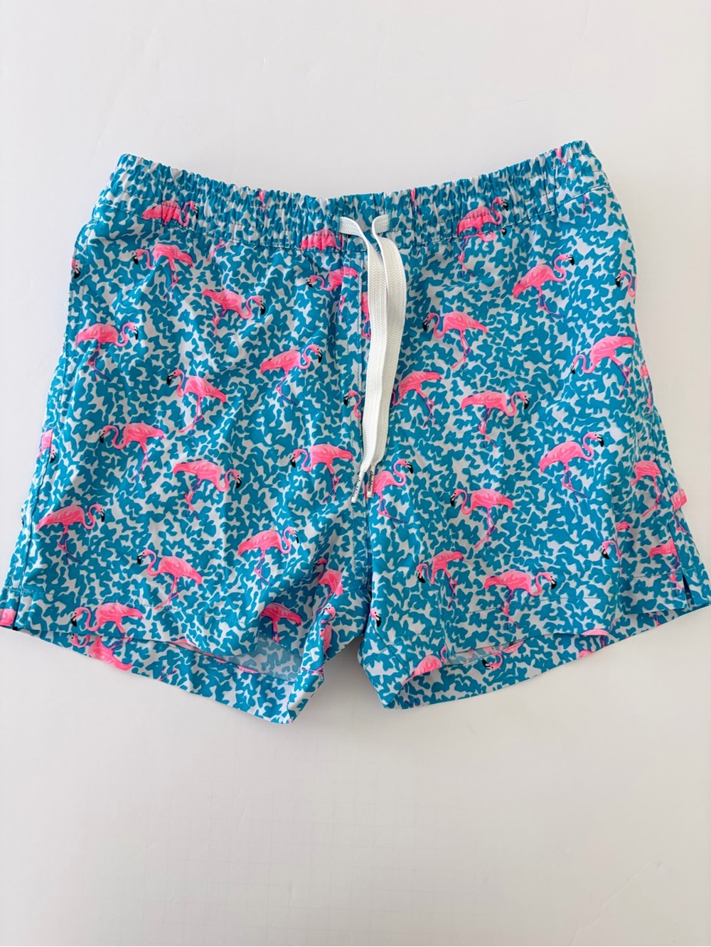 Chubbies "The Domingos Are For Flamingos" Youth Boys Size M 10-12Y Swim Trunks